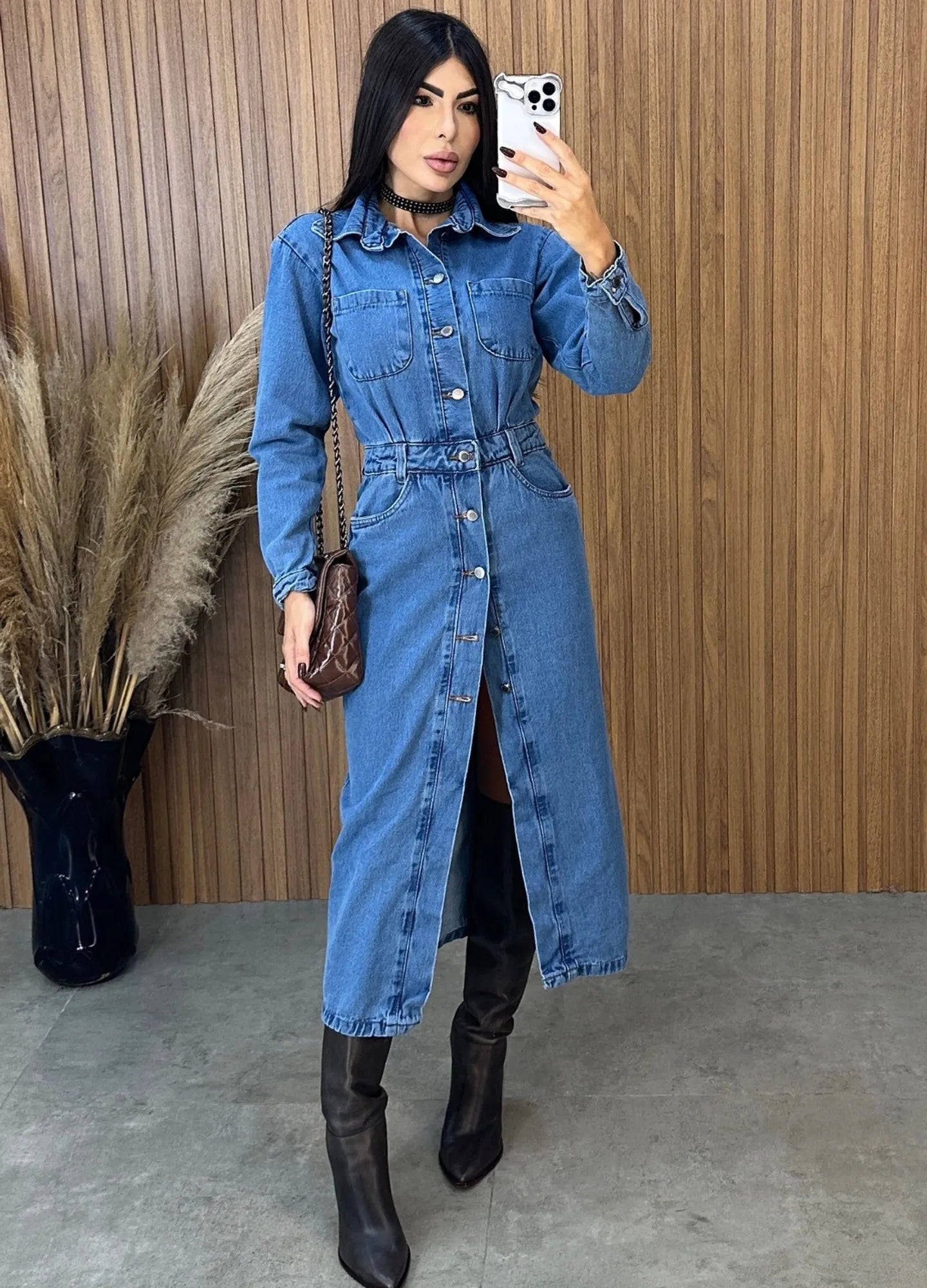 Vestido Luiza Jeans