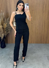 Conjunto Charlotte Alfaiataria - Preto