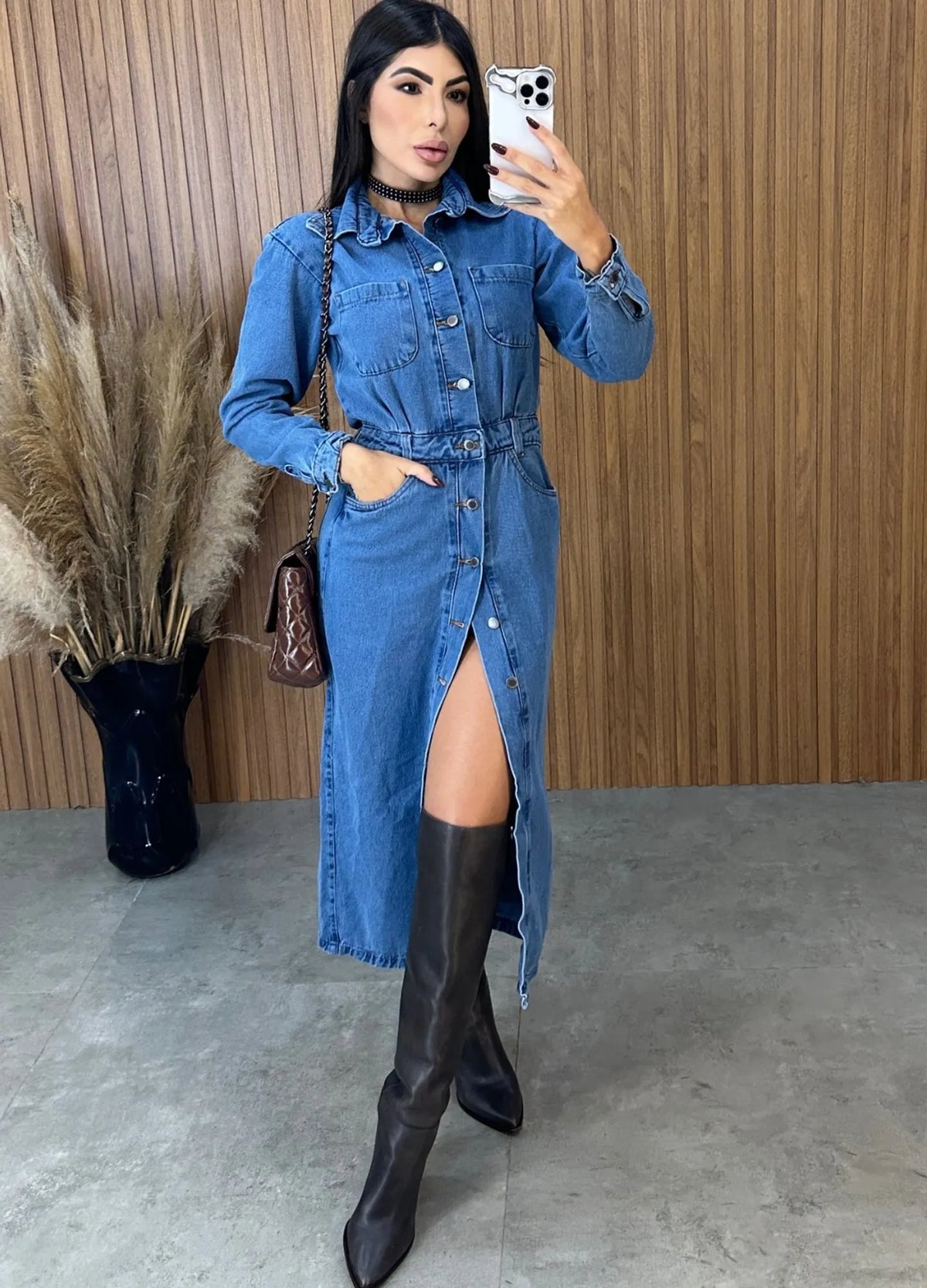 Vestido Luiza Jeans