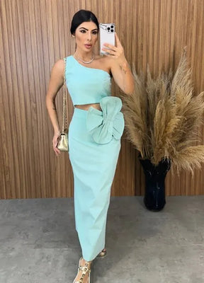 Conjunto Aila Flower - Verde