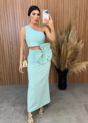 Conjunto Aila Flower - Verde