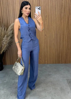 Conjunto Flay - Azul