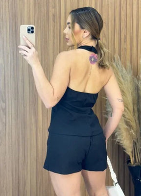 Conjunto Estela Alfaiataria - Preto
