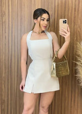 Conjunto Estela Alfaiataria - Areia