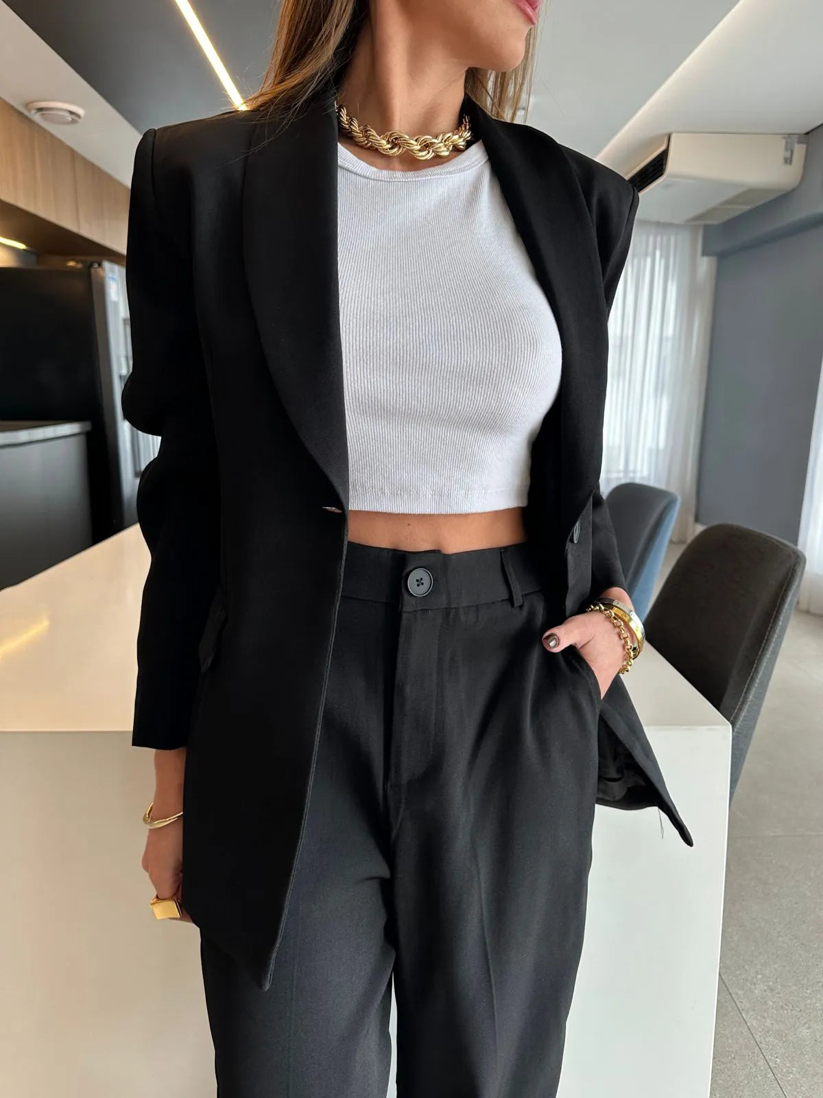 Conjunto Blazer Alfaiataria Antonella