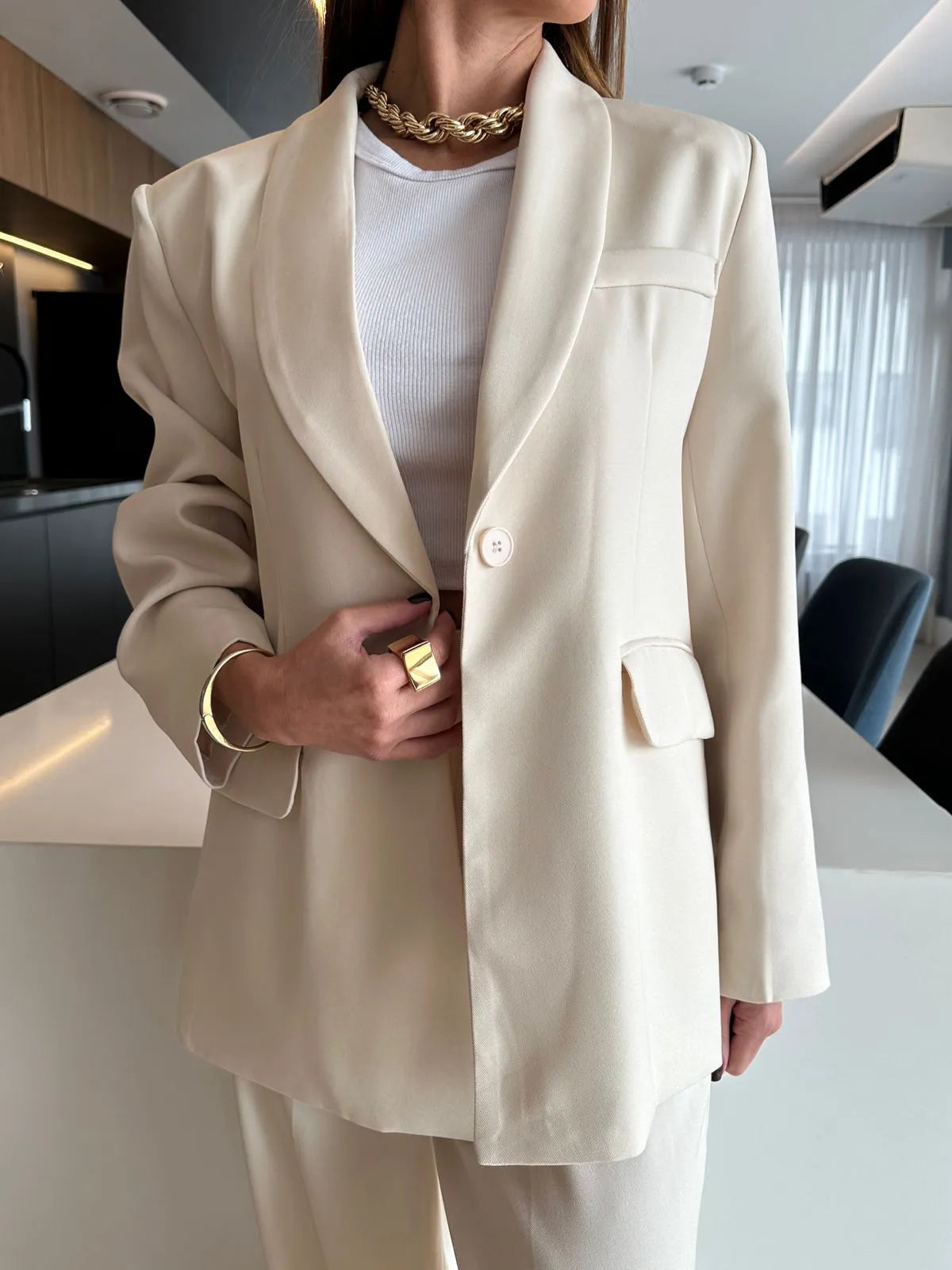 Conjunto Blazer Alfaiataria Antonella